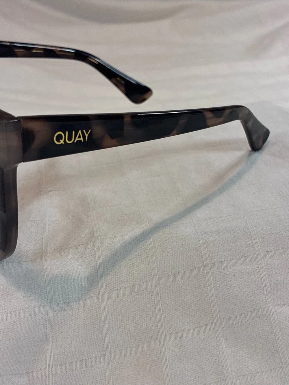 Quay Australia Tortoiseshell Oversized Sunglasses with Gradient Lenses